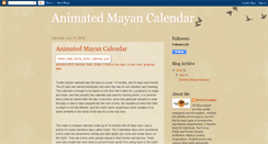 Desktop Screenshot of animatedmayancalendar.blogspot.com