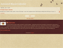 Tablet Screenshot of animatedmayancalendar.blogspot.com