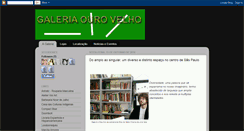 Desktop Screenshot of galeria-ourovelho.blogspot.com