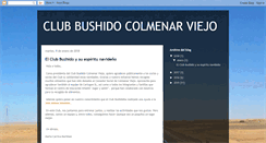 Desktop Screenshot of bushidocolmenar.blogspot.com