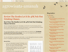 Tablet Screenshot of agrowisata-amanah.blogspot.com