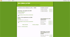 Desktop Screenshot of ohlindalapaz.blogspot.com