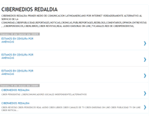 Tablet Screenshot of cibermediosredaldia.blogspot.com