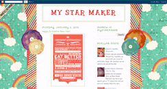 Desktop Screenshot of mystarmaker.blogspot.com