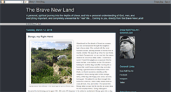 Desktop Screenshot of bravenewland.blogspot.com