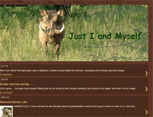 Tablet Screenshot of justiandmyself.blogspot.com