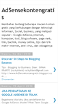 Mobile Screenshot of adsensekontengratis.blogspot.com