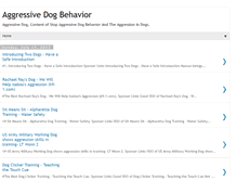 Tablet Screenshot of aggressivedogbehavior2012.blogspot.com