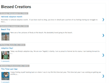 Tablet Screenshot of blessedcreationsbymb.blogspot.com