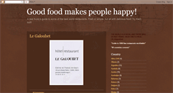 Desktop Screenshot of goodfoodmakespeoplehappy.blogspot.com