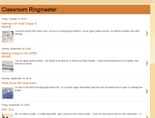 Tablet Screenshot of classroomringmaster.blogspot.com