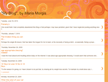 Tablet Screenshot of mariamorgis.blogspot.com