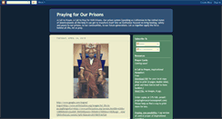 Desktop Screenshot of prayingforourprisons.blogspot.com