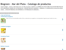 Tablet Screenshot of biogreenmardelplata.blogspot.com