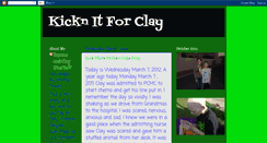 Desktop Screenshot of kicknitforclay.blogspot.com