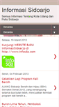 Mobile Screenshot of informasisidoarjo.blogspot.com