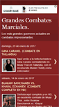 Mobile Screenshot of combates-marciales.blogspot.com