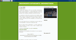 Desktop Screenshot of movimientoeuniversitario.blogspot.com