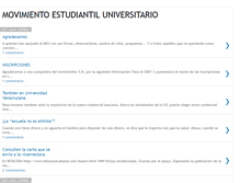 Tablet Screenshot of movimientoeuniversitario.blogspot.com