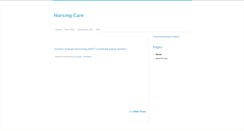 Desktop Screenshot of nursing-cares.blogspot.com