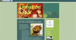 Desktop Screenshot of linhasdesabor.blogspot.com