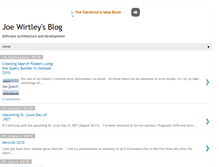 Tablet Screenshot of joewirtley.blogspot.com