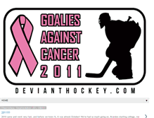 Tablet Screenshot of goaliesagainstcancer.blogspot.com