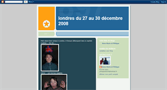 Desktop Screenshot of londresdu27au30decembre2008.blogspot.com