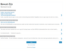 Tablet Screenshot of bewustzijn.blogspot.com