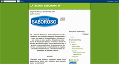 Desktop Screenshot of laticiniosaboroso.blogspot.com