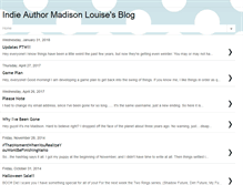 Tablet Screenshot of madisonlouiseauthor.blogspot.com