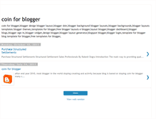 Tablet Screenshot of coinforblogger.blogspot.com