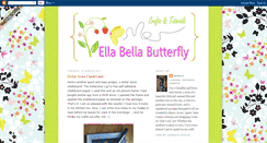 Desktop Screenshot of ellabellabutterfly.blogspot.com