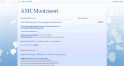 Desktop Screenshot of amcmontessori.blogspot.com