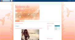 Desktop Screenshot of histoiredejournal.blogspot.com