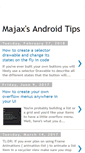 Mobile Screenshot of majaxandroidtips.blogspot.com