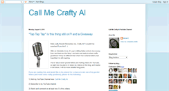 Desktop Screenshot of callmecraftyal.blogspot.com