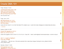 Tablet Screenshot of dba101.blogspot.com