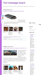 Mobile Screenshot of hotmessageboard.blogspot.com