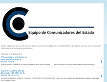 Tablet Screenshot of ecoe-comunicadores.blogspot.com