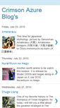 Mobile Screenshot of crimsonxazure.blogspot.com