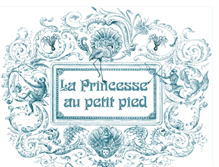 Tablet Screenshot of laprincesseaupetitpied.blogspot.com