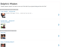 Tablet Screenshot of dolphinwisdom.blogspot.com