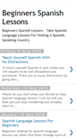 Mobile Screenshot of beginnersspanishlessons.blogspot.com