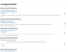 Tablet Screenshot of evergreenskills.blogspot.com