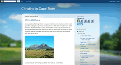 Desktop Screenshot of chunkeleincapetown.blogspot.com