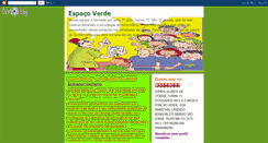 Desktop Screenshot of espacoverde71.blogspot.com