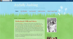 Desktop Screenshot of joyfullyjoshing.blogspot.com
