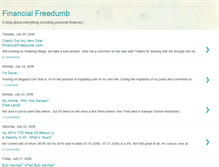 Tablet Screenshot of financialfreedumb.blogspot.com