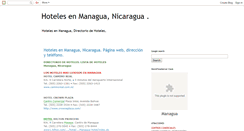 Desktop Screenshot of hotelesenmanagua.blogspot.com